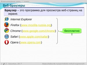 Какая служба интернета предназначена для просмотра web страниц?