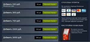 Можно ли пополнить Steam кошелек через систему ЕРИП?