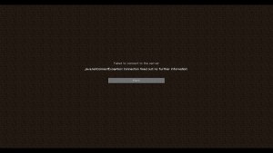 Что значит ошибка Connection timed out: no further information в майнкрафт?