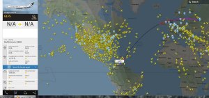 Что означают синие самолеты в Flightradar?