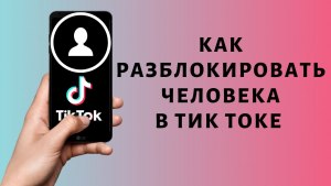 Как разблокировать человека, видео, аккаунт в Тик Токе?