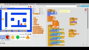 Как в Scratch сделать игру пакман?