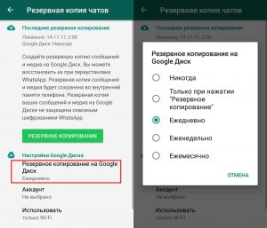 Где найти резервную копию WhatsApp на андроид в телефоне?