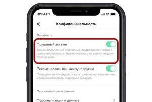Что значит приватный аккаунт в Тик Токе?