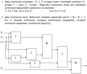 Как составить логическую схему по логическому выражению?