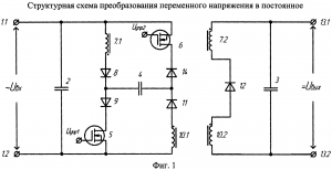 Где можно применить простой преобразователь постоянного тока в переменный?