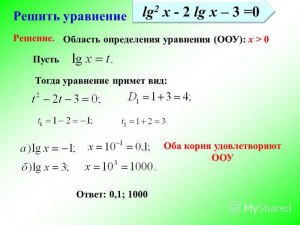 Как решить: lg(x) + lg(–x) = 2, если мы не ограничиваемся действ. числами?