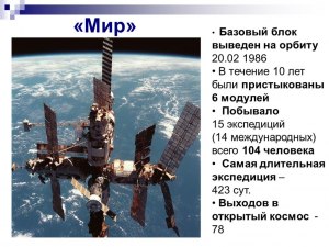 Когда была запущена первая в мире орбитальная станция?