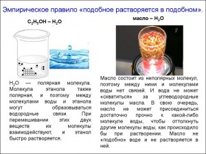 Лампадное масло растворяеться в пектине или нет? Почему?