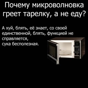 Почему микроволновка стала нагревать тарелку, а не только еду в ней (см.)?