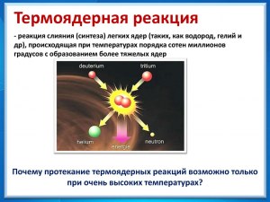 Почему совсем не слышно про достижения в термоядерном синтезе?