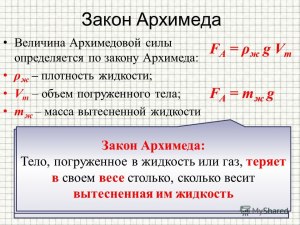 Работает ли закон Архимеда в Мировом океане?