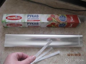 Какими нитками завязывать рукав для запекания?