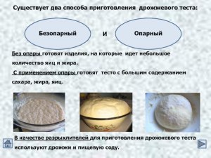 В чём разница между тестом на опаре и тестом на закваске?