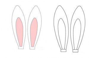 Как сделать ушки зайчика для пасхального кулича своими руками?