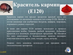 Почему натуральный краситель кармин (E120) не нравится веганам?