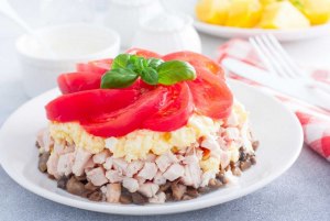 Любимый рецепт салата с мясом?