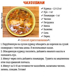 Чахохбили из утки, какой рецепт самый вкусный? Как правильно готовить?