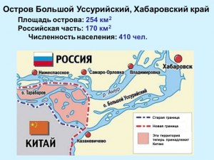 Большой Уссурийский остров относится к территории России или к Китаю?