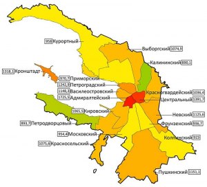 Почему в состав Петербурга входит ряд городов?