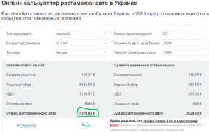 Сколько стоит растаможивание авто из Германии в Калининграде?