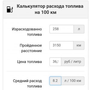 Сколько литров бензина нужно долить, если было израсходовано 15% бензина?