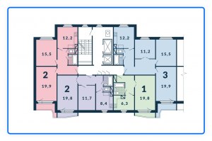 Как решить: Квартира 203 находится в 4 подъезде на 5 этаже?