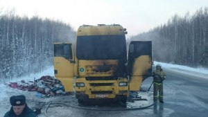 В каком году у пожар. охраны Ханты-Мансийска появился 1-й пож. автомобиль?