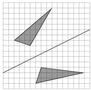 Как решить: Максим нарисовал фигуру на квадратном листке и сложил его?