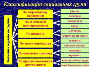 ОГЭ Обществознание, Какой критерий используется для выделения соц. групп?