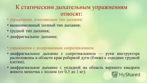 К статическим упражнениям относятся (смотри варианты)?