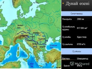 Как течет Дунай, откуда и куда?