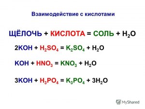 Щёлочь и кислота, чем они отличаются друг от друга?