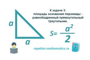 ЕГЭ Математика, Как найти площадь правильной шестиугольной пирамиды?