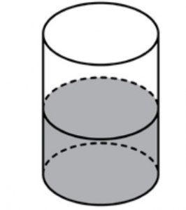 Как решить: В цилиндрическом сосуде уровень жидкости достигает 8 см?