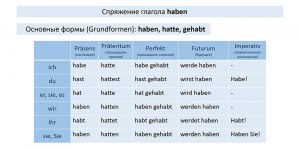 Немецкий язык. Как вписать глаголы sein или haben в правильной форме (см.)?